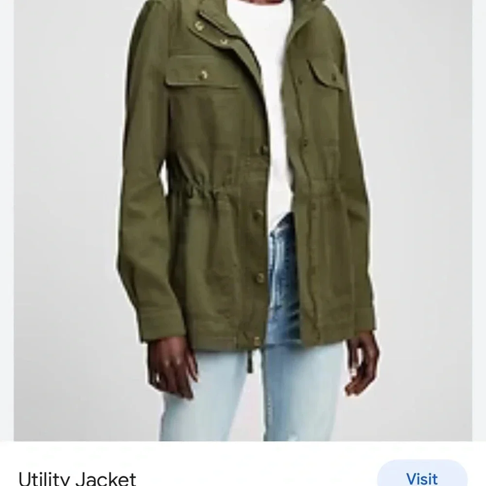 BP Utility Jacket Army Green Barn Jacket Outdoors Forest Woods Gorpcore Military - Picture 7 of 8